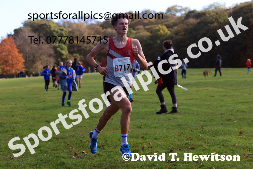 Mens Under-18s 2026 Northern Cross Country Relays, Graves Park, Sheffield. Photo: David T. Hewitson/Sports for All Pics